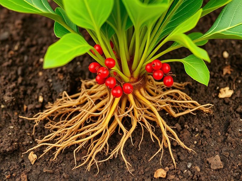 Natural botanical photograph of Ashwagandha (Withania somnifera)